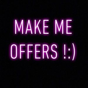 LOTS OF SALES ON MY CLOSET ALSO OPEN TO OFFERS !